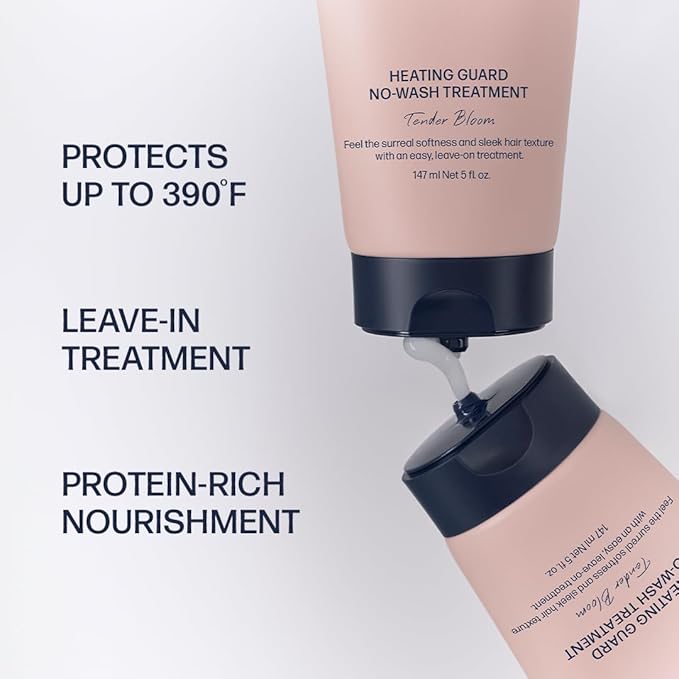 Heating Guard No-wash Leave In Hair Treatment 147ml/4.97fl.oz | Hair Leave In Conditioner For Frizzy Dry Damaged Hair | Hair Heat Protectant & Frizz Control | Deep Conditioning