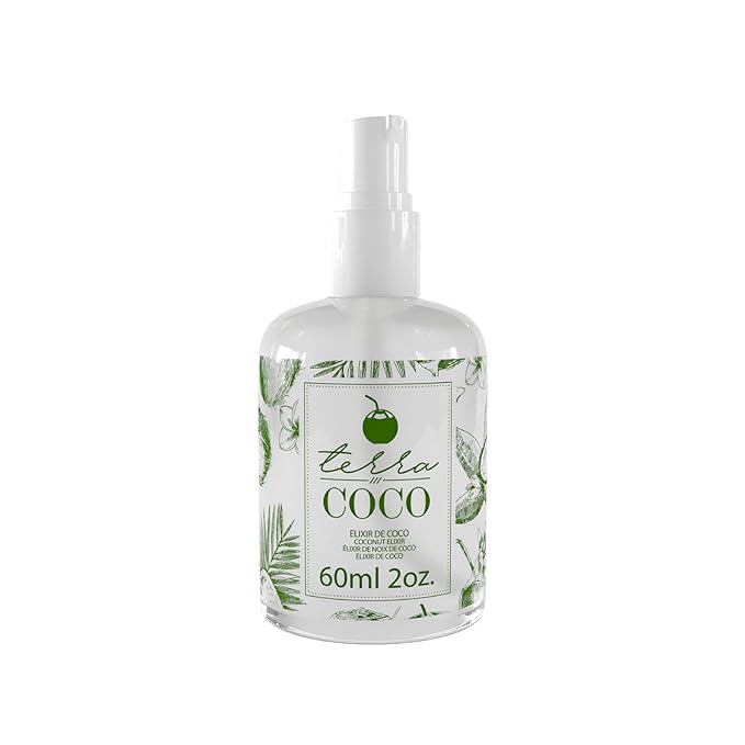 TERRACOCO COCONUT ELIXIR | Vegan | Moisturizes and Nourishes | Ideal for Extremely Dry and Worn Hair Damaged by Sun or Chemicals