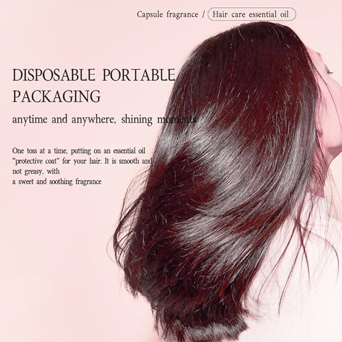 25Pcs Hair Perfume Oil, Light & Natural Hair Perfume, 2 in 1 Hair Treatment Oil & Hair Perfume, Avocado & Camellia Nourishment for Frizzy, Hair Oil for Women, Smoothing and Moisturizing