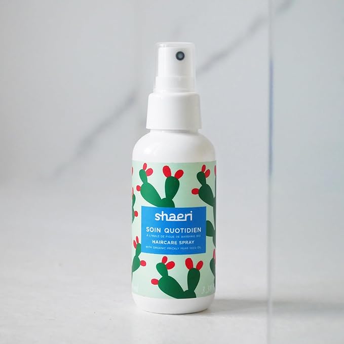 Hair Spray - Natural Detangling and Heat Protection Spray - Volumizing Hair Products - Nourishes with Jojoba and Almond Oil - 3.38 oz