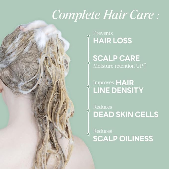 Prestige Scalp Shampoo | Total Solution for Dry Scalp, Cooling Relief, Moisture Balance, Hair Strengthening, Volume Support & Damage Repair (16.23 fl oz)