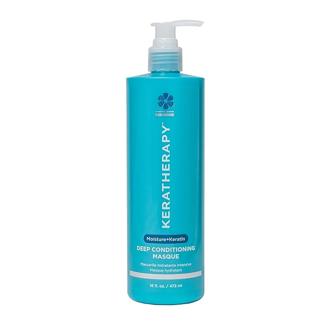 KERATHERAPY Keratin Infused Deep Conditioning Masque, 16.9 fl. oz., 500 ml - Moisturizing Hair Deep Conditioning Treatment with Kerabond, Jojoba Oil, Nettle Root Extract, Wheat Oil, & Persian Walnut