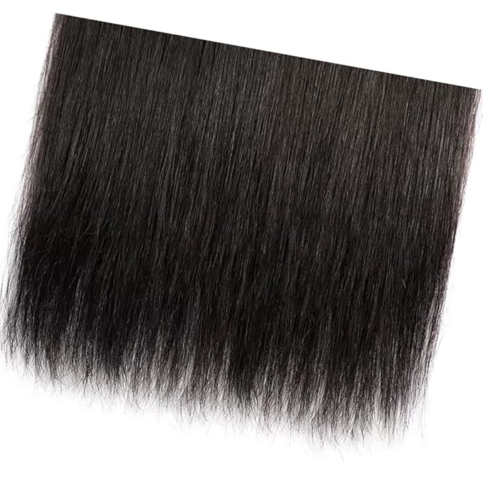 Straight Bundles Human Hair 3 Bundles 24 26 28 Inch Natural Color Double Weft Unprocessed Brazilian Virgin Remy Hair Straight Bundle Silky and Soft