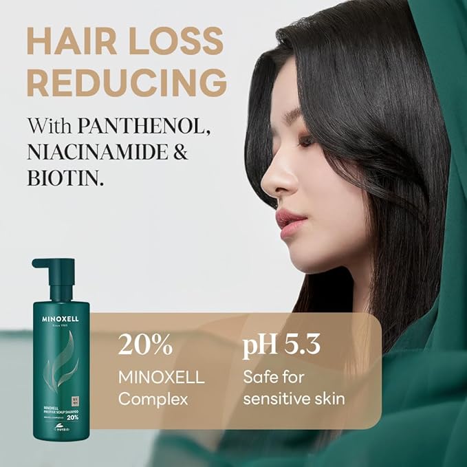 Prestige Scalp Shampoo | Total Solution for Dry Scalp, Cooling Relief, Moisture Balance, Hair Strengthening, Volume Support & Damage Repair (16.23 fl oz)