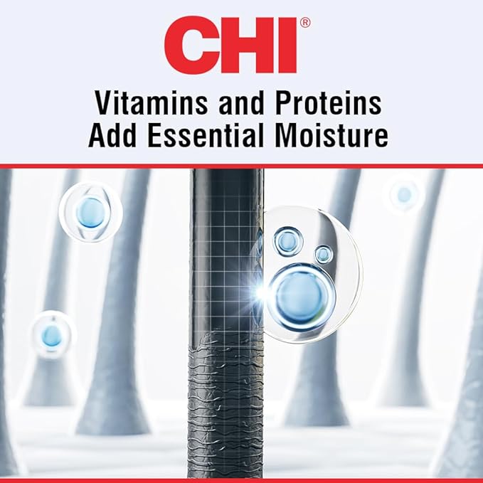 CHI 44 Iron Guard Thermal Protection Spray, Nourishing Formula Helps Resist Heat Damage to Hair & Tame Frizz, Clear, 8 Oz, Pack of 2