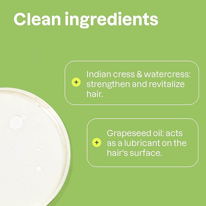 ATTITUDE Nourishing Hair Conditioner, For Dry and Damaged Hair, Naturally Derived Ingredients, Vegan Detangler, Dermatologically Tested, Grapeseed Oil and Olive Leaves, 8 Fl Oz (Pack of 6)