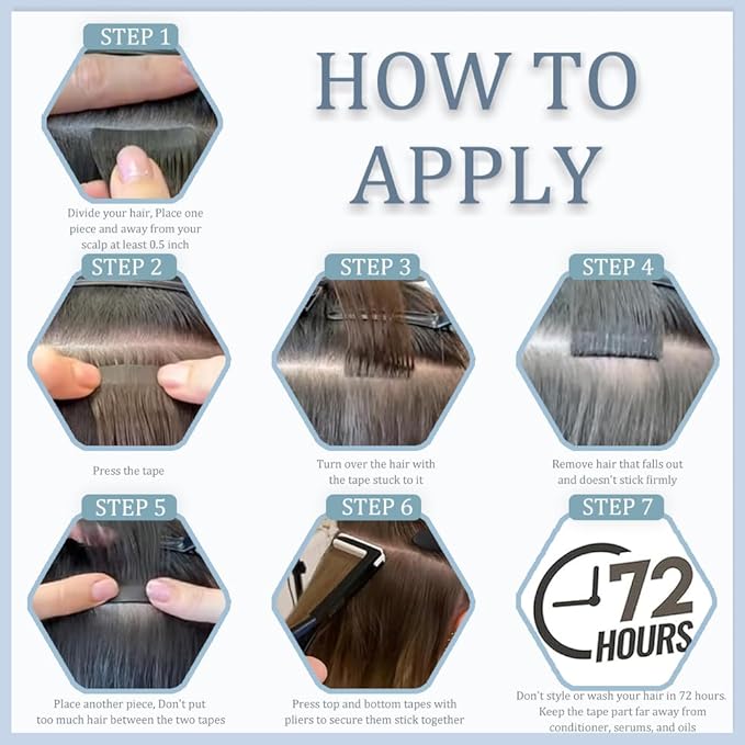 26 Inch Tape In Hair Extensions HuxoWax 99J Straight Hair Extensions Double Weft Invisible Burgundy VirgIn Soft And Silky Remy Hair