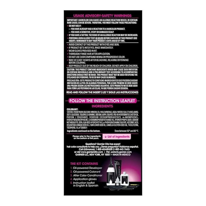Garnier Olia Bleached Blonde Extreme Hair Color Kit