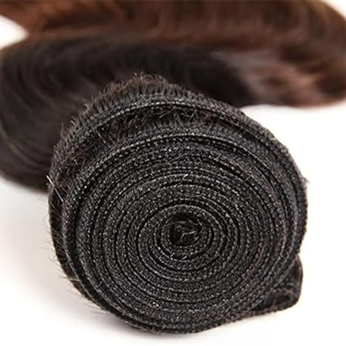 28 30 32 Inch 4/27 Bundles Human Hair Ombre Blonde Body Wave Bundles Niegmeag Virgin Soft and Silky Remy Hair Extensions Double Weft Honey Blonde Bundle Hair Weave
