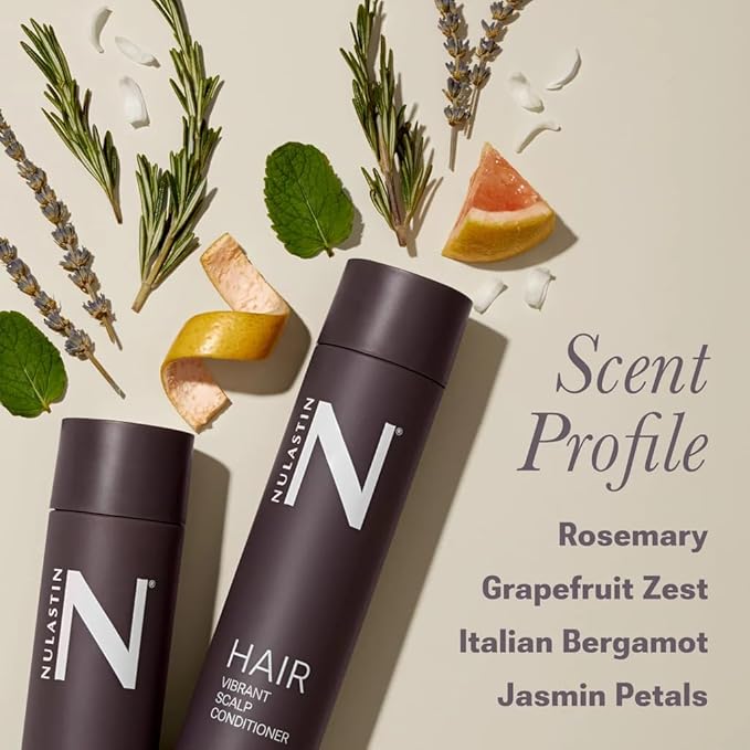 NULASTIN Strength & Shine Hair Duo – Vibrant Scalp Conditioner (10 fl oz) & Rejuvenating Hair Serum (1 fl oz) – Reduce Frizz, Enhance Volume, and Support Hair Growth (2 Pc)