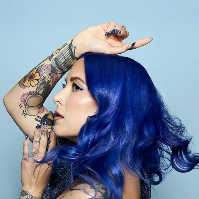 Arctic Fox Semi-Permanent Hair Color Dye, Vegan & Cruelty-Free, Ammonia-Free, Peroxide-Free, Conditioning, Midnight Blue, Sorceress, For All Hair Types, 5.6 Fl Oz (Pack of 2)
