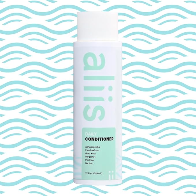 ALIIS Daily Conditioner – Lightweight, Moisturizing Conditioner for All Hair Types | Detangles, Softens & Protects Without Build-Up | Color-Safe, Sulfate-Free, Vegan | 12 oz