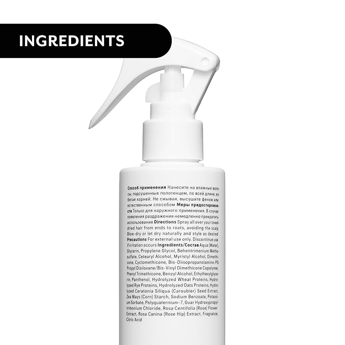 The Act Everyday Leave In Hair Conditioner Spray, Anti-Static, Nourishing, Hydrating Leave-in Cream Spray, Heat Protectant for Hair, Strengthening, Frizz Control, All Hair Types, 6.8 fl oz