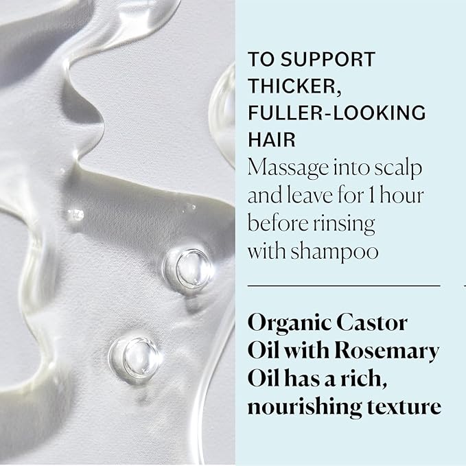 Sky Organics USDA Organic Castor Oil with Rosemary Oil, Strengthening Oil, Pure Potent Blend, Hexane Free, Invigorates Scalp, Supports Stronger, Fuller-Looking Hair, Textured Hair, w ebook