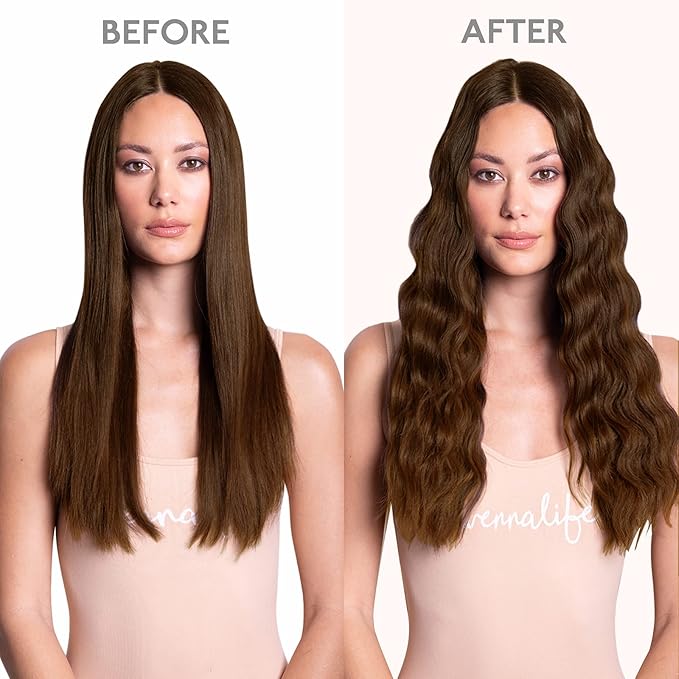 WENNALIFE Clip in Hair Extensions Real Human Hair, 22 Inch 120g 7pcs Chocolate Brown Hair Extensions Clip in Human Hair Remy Clip in Hair Extensions Real Human Hair Double Weft