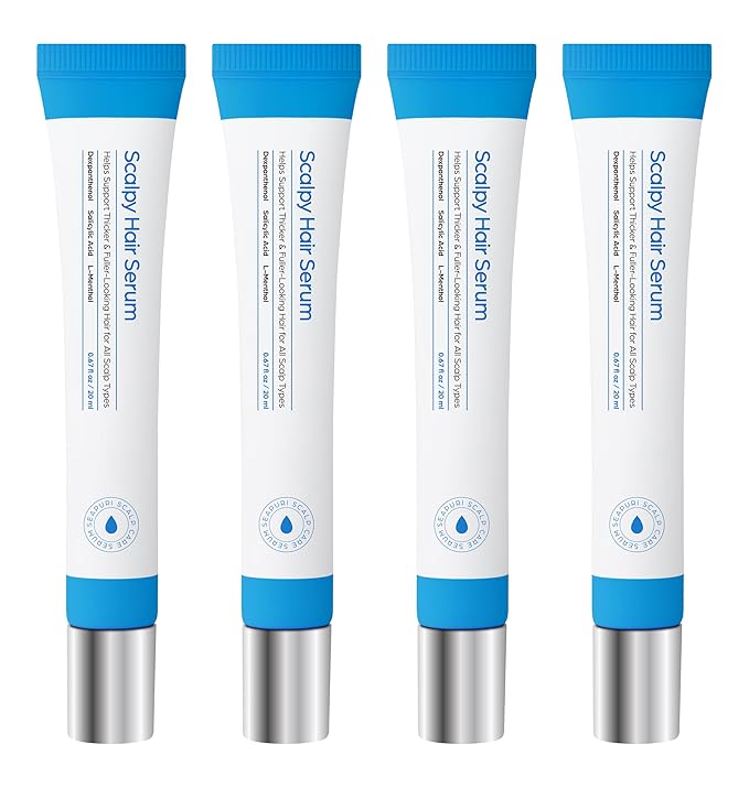 Scalpy Hair Growth Serum for Men & Women for Hair Loss & Regrowth | Scalp Treatment with Salicylic Acid, Menthol, Dexpanthenol | Non-Greasy, Lightweight (2.68 Fl Oz)