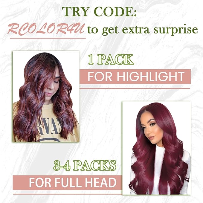 RUNATURE Tape in Hair Extensions Real Human Hair Burgundy Red Human Hair Tape in Extensions Double Sided PU Tape in Extensions for Women Straight Silky Remy Long Hair Extensions20 Inch 25g 10pcs