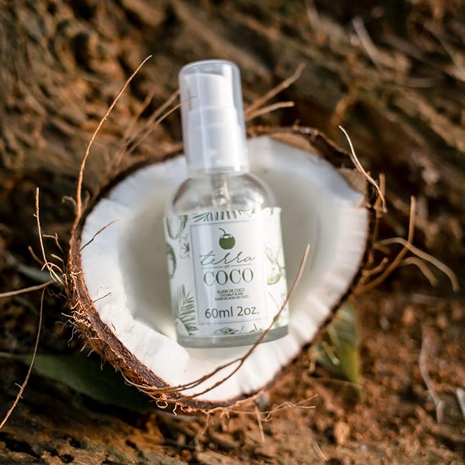 TERRACOCO COCONUT ELIXIR | Vegan | Moisturizes and Nourishes | Ideal for Extremely Dry and Worn Hair Damaged by Sun or Chemicals