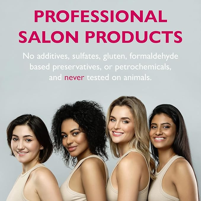 12 Benefits Instant Healthy Hair Treatment - Leave In Conditioner Spray with Quaternium 39 and Silk Fibre Protein - Smooths Frizz, Strengthens & Repairs Damaged Hair - (12 Fl Oz)