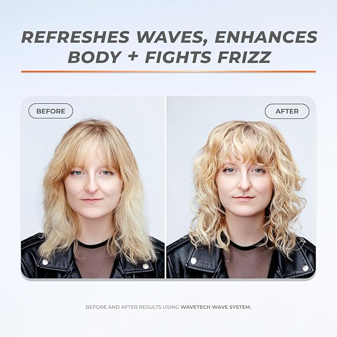 XMONDO Hair Wavetech Wave Revival Mist | Vegan Formula with Pro-Vitamin B5 and Essential Nutrients for Glowing Frizz Free Waves, 6.7 Fl Oz 1-Pack