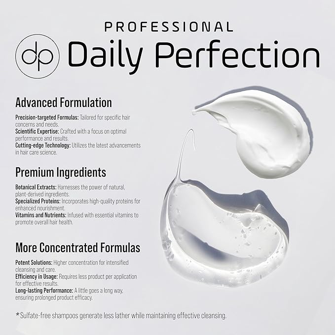 (dp) Argan Oil Shampoo & Conditioner – Repair & Protect Damaged Hair – Clean + Salon-Grade Formula with Biotin & Keratin