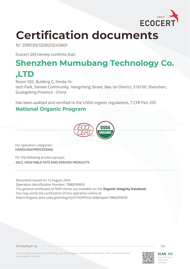 Organic Castor Oil (16.9oz Glass bottle) USDA Certified 100% Pure Natural, Cold Pressed, Hexane Free. Castor Oil for Hair Growth, Thicker Lashes & Fuller Brows