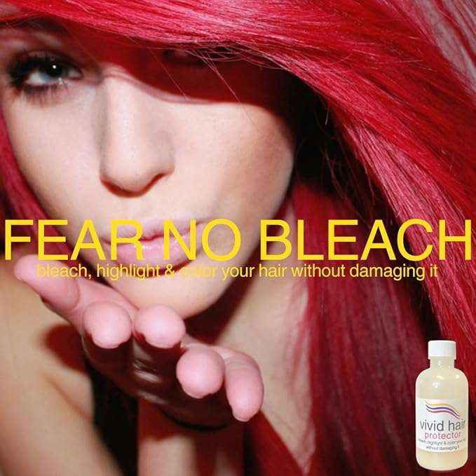 INVERTO VIVID HAIR Color Protector Perfector Prevent Hair Bleaching, Highlighting Coloring Damage From the Start safe for all blondes, vivid, bright & dark colors (60 grams)