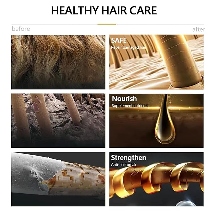 Instant Black Hair Shampoo 500ml for Men & Women, 3 in 1 Hair Dye Shampoo - 100% Gray Hair Coverage in Minutes, Natural Black Hair Color for Home Salon Use, 17.6 Fl Oz