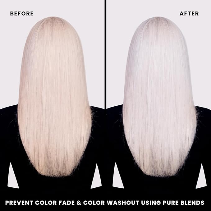 Violet Hydrating Color Depositing Shampoo - Brighten & Tone Semi-Permanent Hair Dye, Prevents Fade, Extends Color Service on Treated Hair, 33.8 Oz.