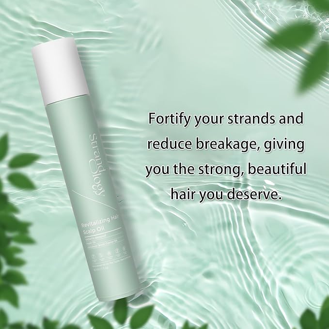 Revitalizing Scalp Oil Roll On, Organic Hair Oil for Women & Men - Nourishing Hair & Scalp Treαtment for All Hair Types 1 fl oz