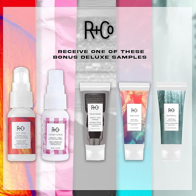 R+Co Bel Air Smoothing Shampoo and Conditioner Set (8.5 Oz) + R+Co Bonus Deluxe Sample (.5 Oz) | Body + Shine + Smoothing for All Hair Types | Vegan + Cruelty-Free |