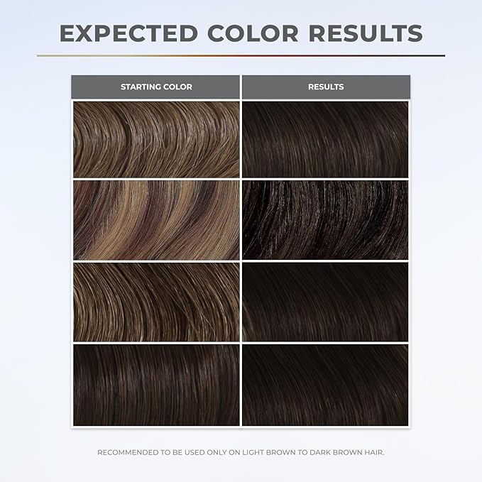 XMONDO Color Dark Brown Color Depositing Mask & Semi-Permanent Hair Dye Super Gloss | Infused with Bond Boosters for Nourishment, Revitalize & Repair, Vegan Formula, 8 Fl Oz 1-Pack