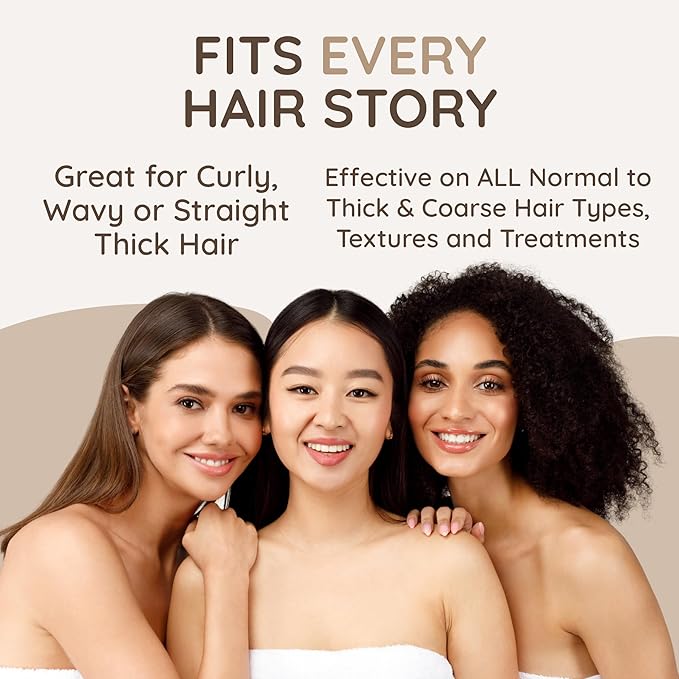 VITAMINS hair cosmetics Keratin Leave in Conditioner for Dry Damaged Hair - Curl Defining Cream for Frizz Control, Detangling & Ultimate Hydration - For Thick Coarse Straight & Curly Hair