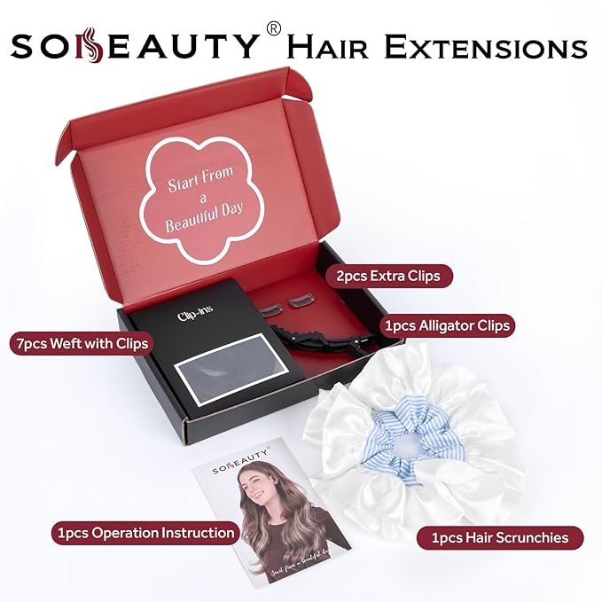 Clip in Hair Extensions Real Human Hair, Silky Remy Hair Extensions Clip Ins, Salon Quality Straight Human Hair for Women, Dark Brown to Chestnut Brown #2TP6/2 24Inch 120G 7PCS