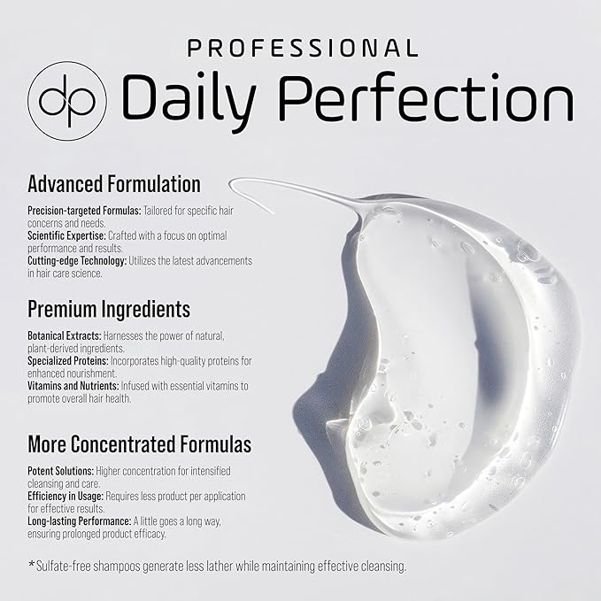 (dp) Argan Oil Shampoo – Repair & Protect Damaged Hair – Clean + Salon-Grade Formula with Biotin & Keratin