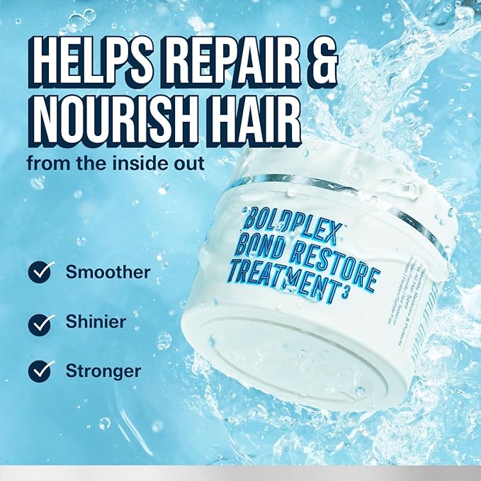 BoldPlex Hair Mask - Deep Conditioner For Dry, Damaged Hair - Mascarilla Para El Cabello - Helps Repair & Nourish Curly, Bleached, or Frizzy Hair - 6.76 Fl Oz