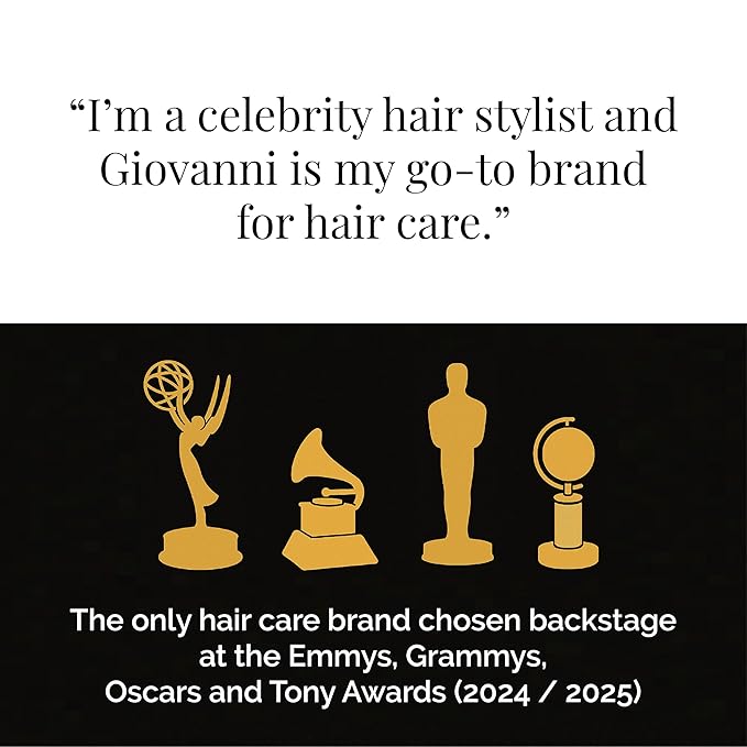 GIOVANNI 2chic Ultra-Luxurious Leave-In Conditioning & Styling Elixir - Smoothing Hair Cream for Curly & Wavy Hair, Enriched with Aloe Vera, Paraben Free, Color Safe - Cherry Blossom & Rose Petal, 4oz