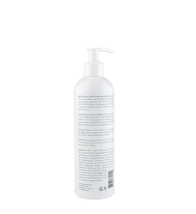 Keratin Treatment System Leave In conditioner - Sulfate Free - Daily Treatment For Instant Damage Control - Provides Volume and Detangles - Coconut and Argan Oil Infused (12 Fl oz.)