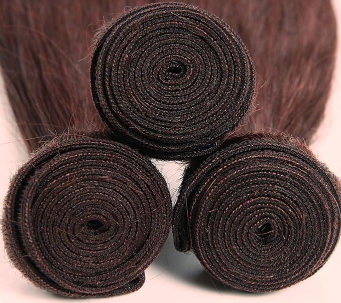 Auburn Bundles Human Hair Reddish Brown Human Hair Bundles Straight Bundles 22 24 26 Inch Unprocessed 33 Color Bundles Hair Weave Copper Human Hair Bundles Silky Soft 3 Bundles