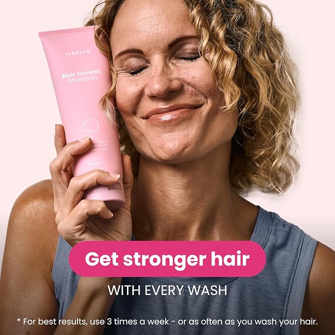 Hair Growth Shampoo | Natural Hair Thickening & Scalp Detox | Aloe Vera, Turmeric, and Urucum Extract | Sulfate-Free, Vegan, Anti-Hair Fall Formula | For Any Hair Type
