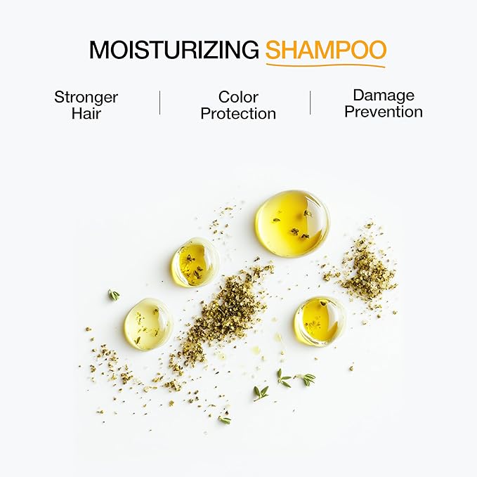 GK HAIR Moisture Repair Shampoo | Nourishing & Anti-Dandruff Shampoo for Women & Men with Dry, Frizzy, or Color-Treated Hair | Sulfate-Free Formula for a Smooth Hair Care Routine | 10.1 fl oz
