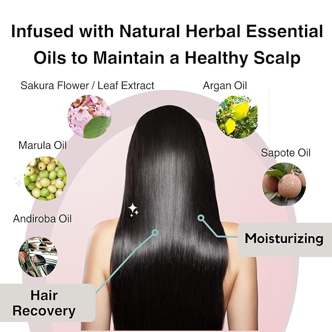 Moist Diane Keratin Hair Treatment for Dry Hair & Damaged Hair Women and Men, Organic Hair Care with Argan Oil & Cherry Blossom Extracts from Japan, Sulfate & Silicone Free, EXTRA VITAL, 15.2 Fl Oz