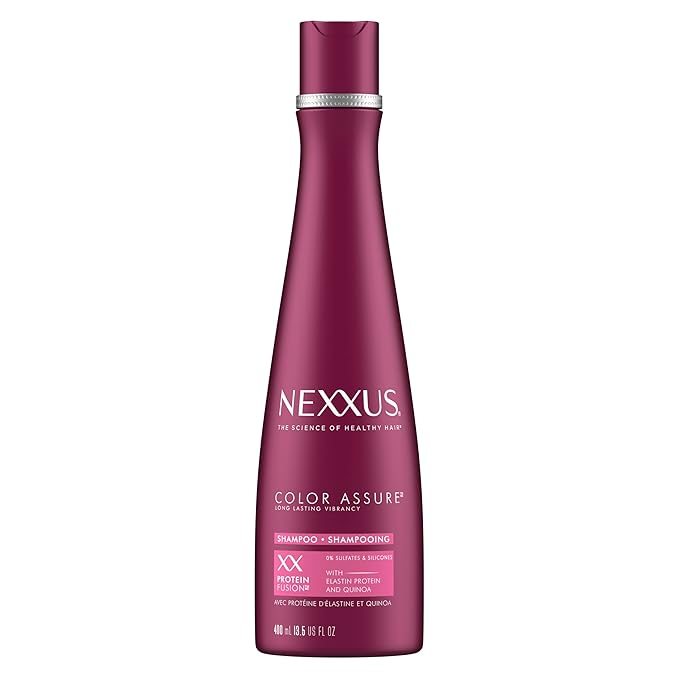 Nexxus Hair Color Assure Sulfate-Free Shampoo with ProteinFusion, For Color Treated Hair Shampoo 13.5 oz