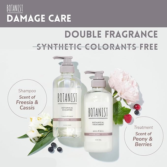 Natural Shampoo and Conditioner Set, Hair Repair Shampoo and Conditioner by Keratin, Collagen, Jojoba& Argan Oil, Moisturizing Shampoo in Japan, Silicone & Sulfate Free 31.7 Fl Oz DAMAGE CARE