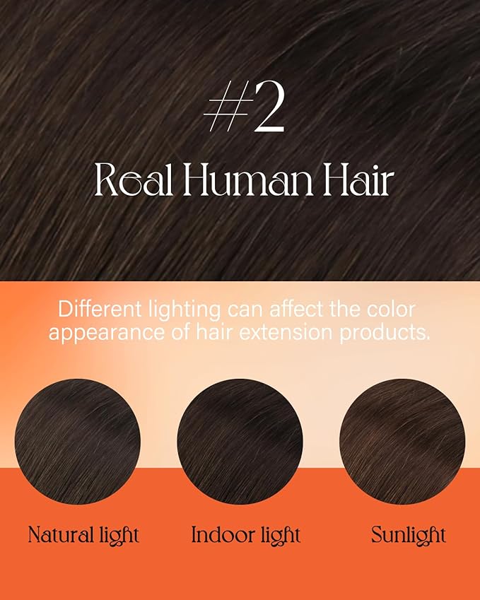 Sunny Hair Nano Extensions Human Hair Darkest Brown Nano Ring Hair Extensions Human Hair 16inch Hair Extensions Nano Bead Natural Looking 50g
