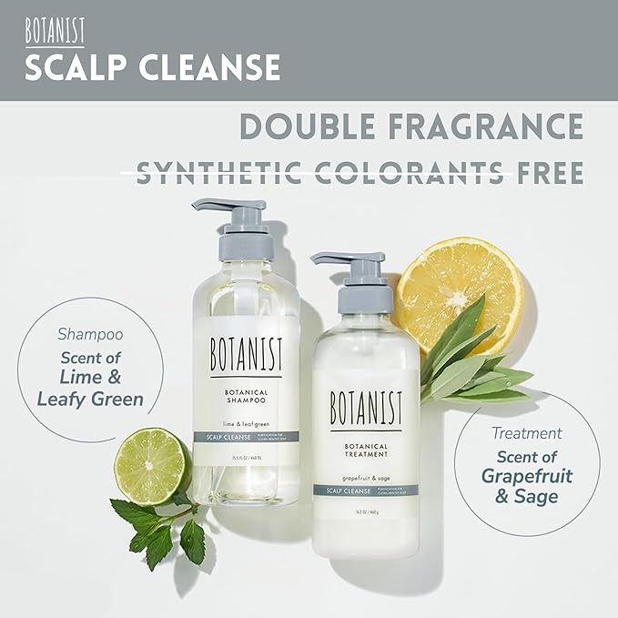 Dry Scalp Shampoo and Conditioner for Women & Men, Sulfate and Paraben Free Shampoo and Conditioner by Collagen, Keratin & Jojoba in Japan, Silicone & Sulfate Free 31.7 Fl Oz SCALP CLEANSE