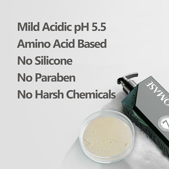 Aromase Dry Scalp Soothing Shampoo - Hydrates, Relieves Dryness and Itchiness - Amino Acid-Based Formula - No Parabens, SLS, or Silicone - 14 oz