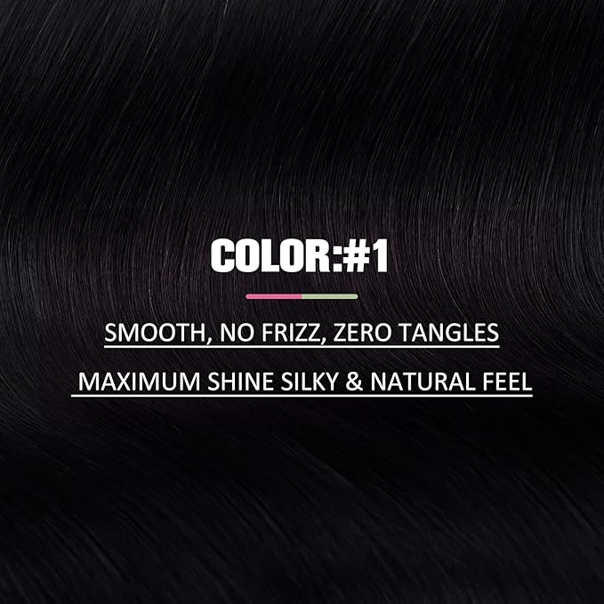 YoungSee Tape in Hair Extensions Human Hair Black Tapein Hair Extensions Real Human Hair Jet Black 20pcs 50g Black Human Hair Tape in Extensions Silky Straight 18 Inch Remy Hair Extensions Seamless