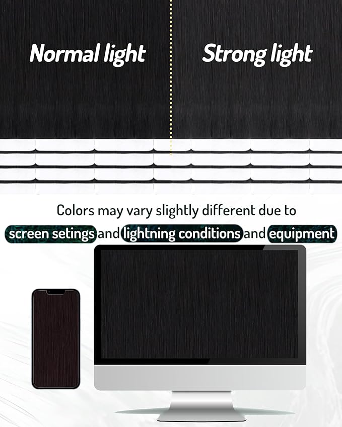 RUNATURE 20 Inch Tape in Hair Extensions Human Hair for Black Girl Invisible Tape ins Human Hair Extensions Brazilian Straight Tape in Extensions Remy Hair Long Glue in Hair Extensions Silky 50g 20pcs