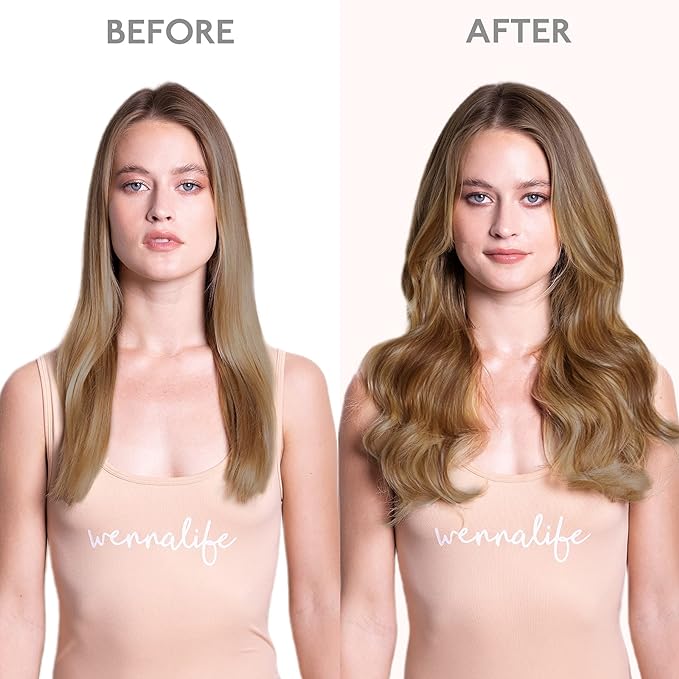 WENNALIFE Clip in Hair Extensions Real Human Hair, 16 Inch 120g 7pcs Balayage Chocolate Brown to Honey Blonde Hair Extensions Clip in Human Hair Remy Clip in Hair Extensions Real Human Hair